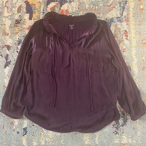 Loft Outlet Long Sleeve Petite Blouse